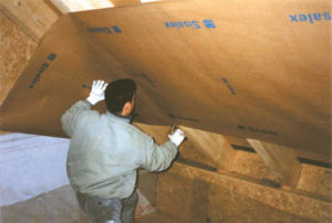 Vapor retarder installation