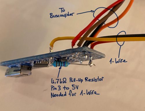 1-Wire to KNX Bridge with Arduino